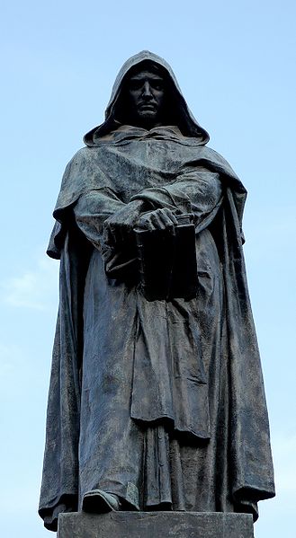 The Statue of Giordano Bruno at the Campo Fiero