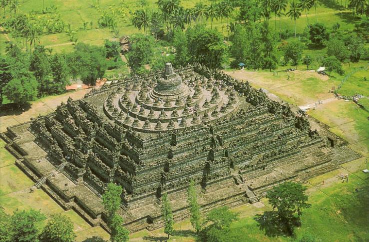 Borobudur (Meru Temple) contains the Sri Yantra